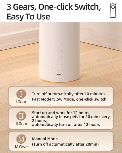 Smart Interactive LED Laser Teasing Cat Indoor Toy 