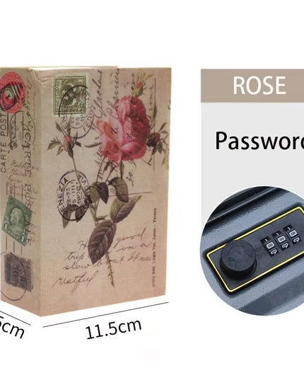Password Secured hidden Safe box book 