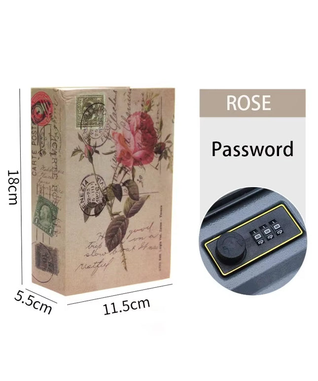 Password Secured hidden Safe box book 
