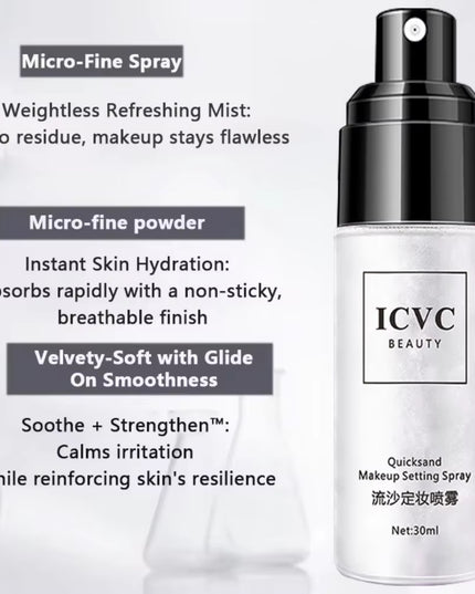 30Ml Makeup Fixer Spray Waterproof ,Sweatproof and Long Lasting Oil Control 
