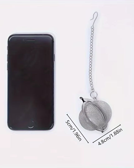 1PC Stainless Steel Flavor Filter Ball for food /  tea / soup,  with Extension Chain Hook