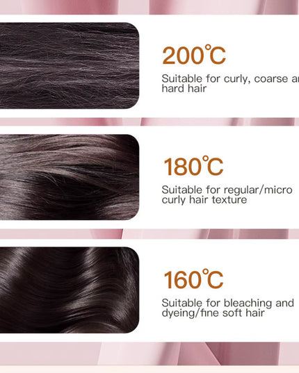 Mini Wireless Portable Rechargeable Hair Straightener Brush Anti-Scald Shell, USB Charging 