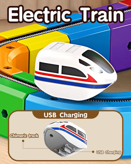 DIY Assembling Magic train Track kids toy set -81 pcs