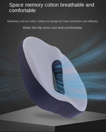 ErgoComfort Memory Foam Seat & Back Cushion for Back & Tailbone Support