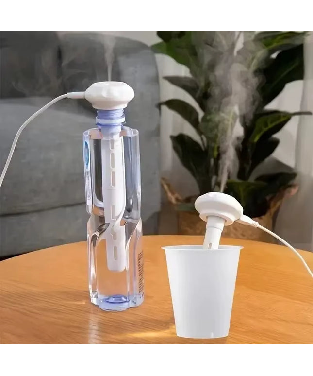Portable Quiet Mist Humidifier with Adjustable Length, No Water Bottle Needed -for car, home, office