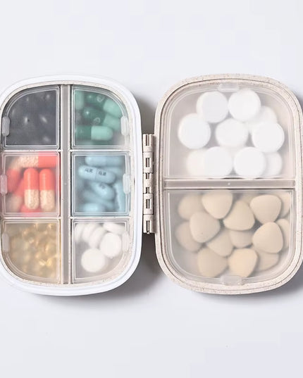 Pill Box -8 Grids Tablets / medicine Organizer Container for Traveling