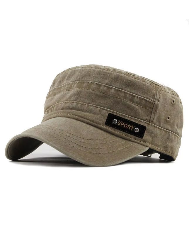 Men's washable cotton sport / military style cap 