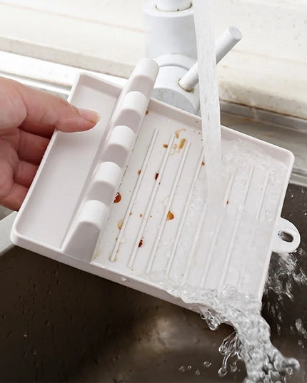 Kitchen Spoon, fork, spatula and pan lid holder, non-slip pad for cooking 