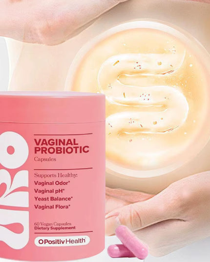 Woman 60 Capsules Probiotic Vitamins Support and Healthy Dietary Supplement & Yeast Balance 