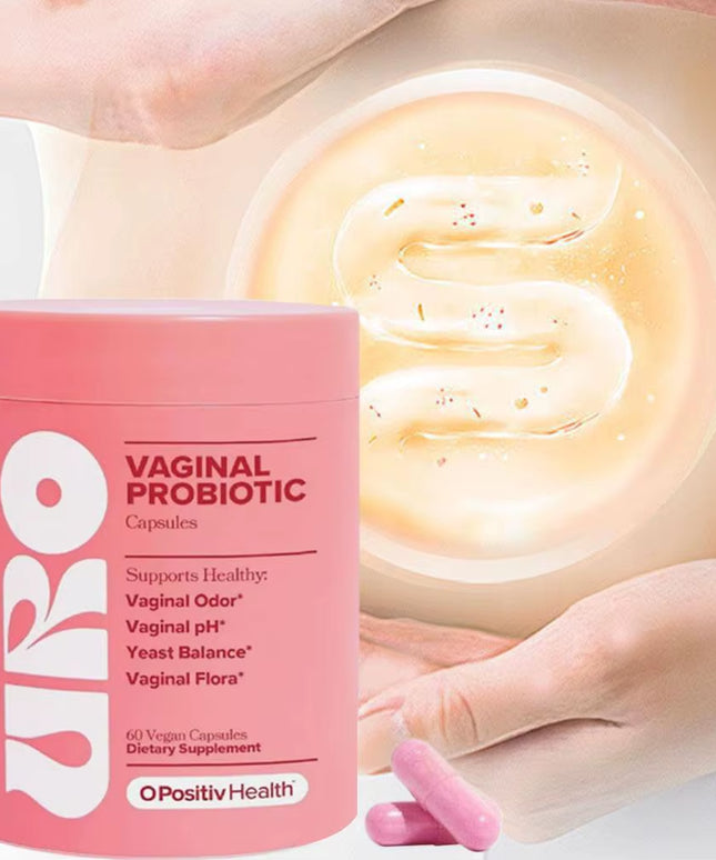 Woman 60 Capsules Probiotic Vitamins Support and Healthy Dietary Supplement & Yeast Balance 