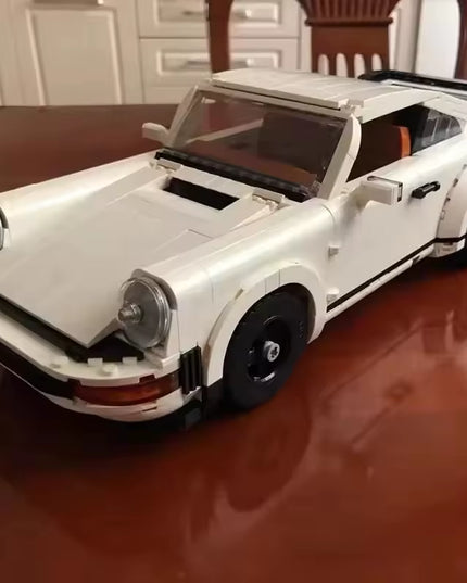 DIY Retro classic porsche building block decoration- 1458PCS