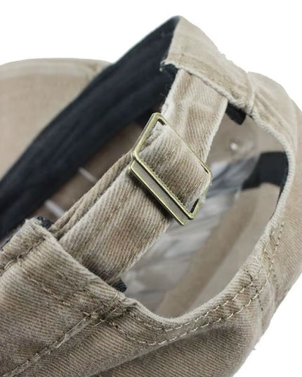 Men's washable cotton sport / military style cap 