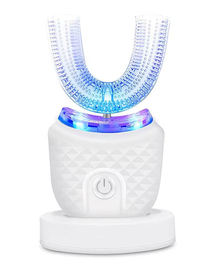 UBrush - Portable Oral Care U-Shaped Electric Toothbrush 360 Degree U-Shaped Automatic Electric Toothbrush 