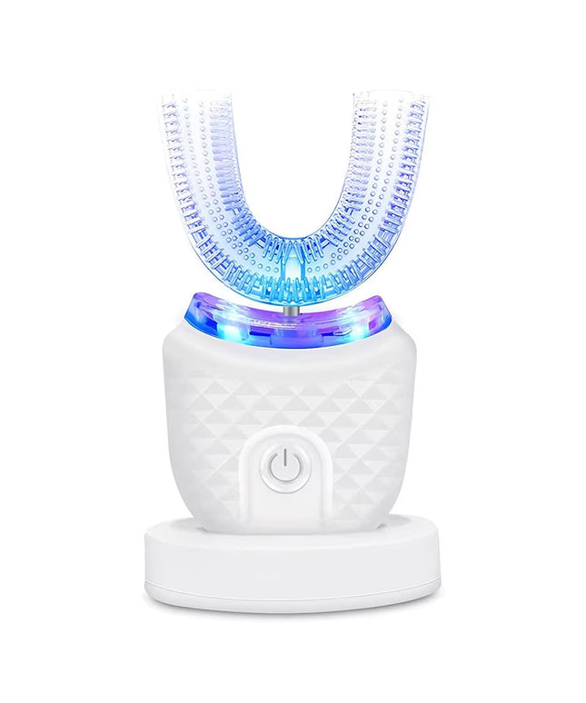 UBrush - Portable Oral Care U-Shaped Electric Toothbrush 360 Degree U-Shaped Automatic Electric Toothbrush 