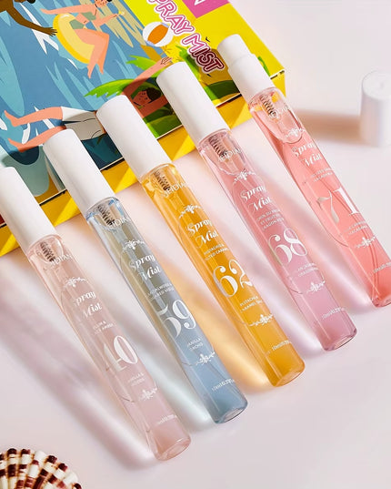 women's 5pc Brazilian Fragrance Set, Fresh Long-Lasting Body and Hair Perfume