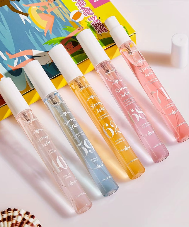 women's 5pc Brazilian Fragrance Set, Fresh Long-Lasting Body and Hair Perfume