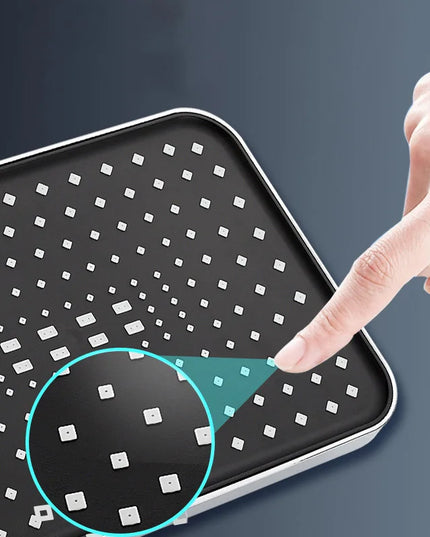 30Cm Large Size High Pressure Overhead Rain Shower Head Flow, 360° Rotation & Water Saving