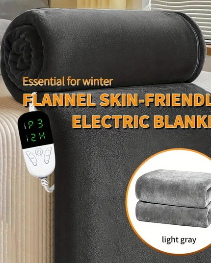 Soft Electric Heating blanket with 6 Heating Levels & 4 Hours Auto-Off -150X180Cm 
