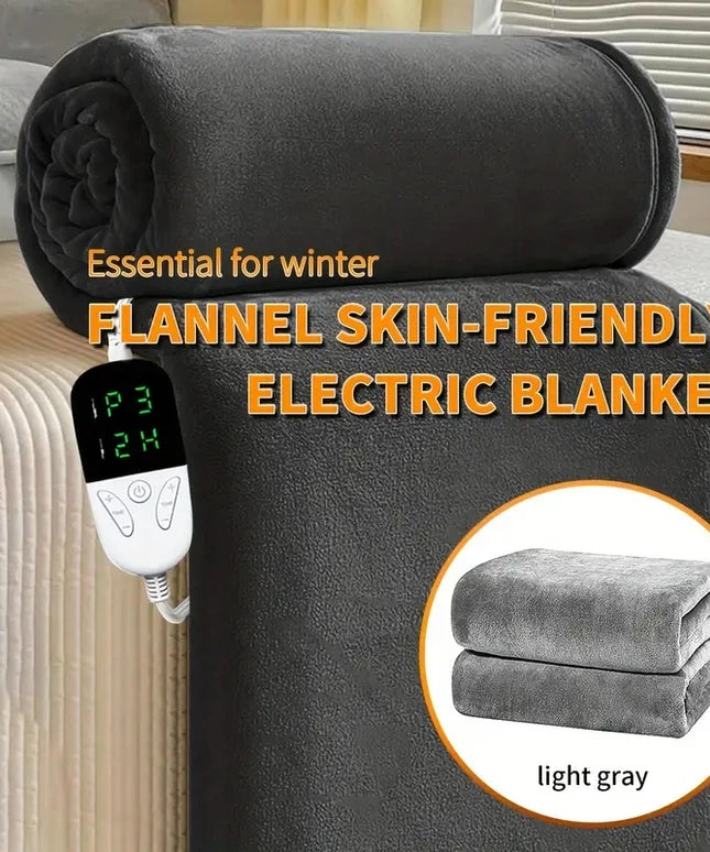 Soft Electric Heating blanket with 6 Heating Levels & 4 Hours Auto-Off -150X180Cm 
