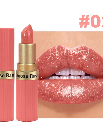 Long Lasting Waterproof glitter Lipstick