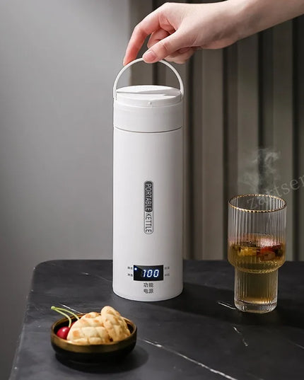 500ML portable Electric fast boiling stainless steel Kettle for traveling / camping 