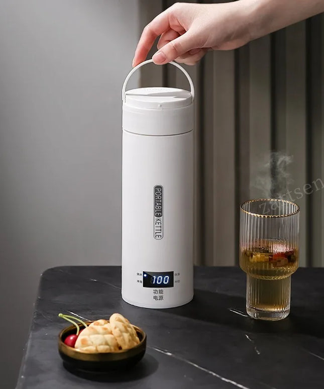 500ML portable Electric fast boiling stainless steel Kettle for traveling / camping 