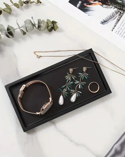 Silicone organizing Tray for Bathroom Countertops, kitchen, bedside accessories tray- (S & L)