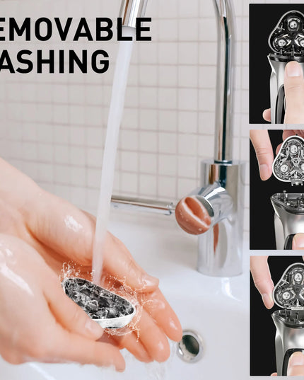 Blackstone Rotary - Electrical Rotary Shaver for Men washable & USB rechargeable 