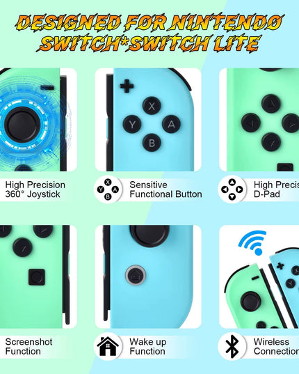 JoyStick - Wireless Switch Controller with Dual Vibration Joystick Gamepad