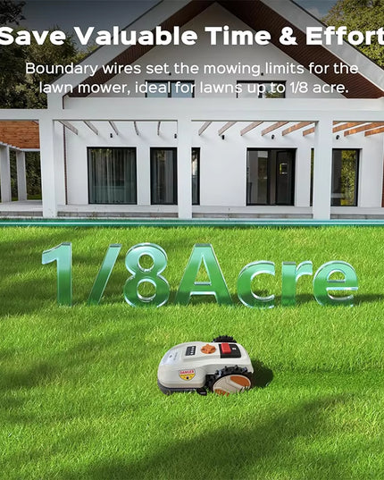Smart Robotic Lawnmower with App Control ,Wifi & Bluetooth for 600M² 