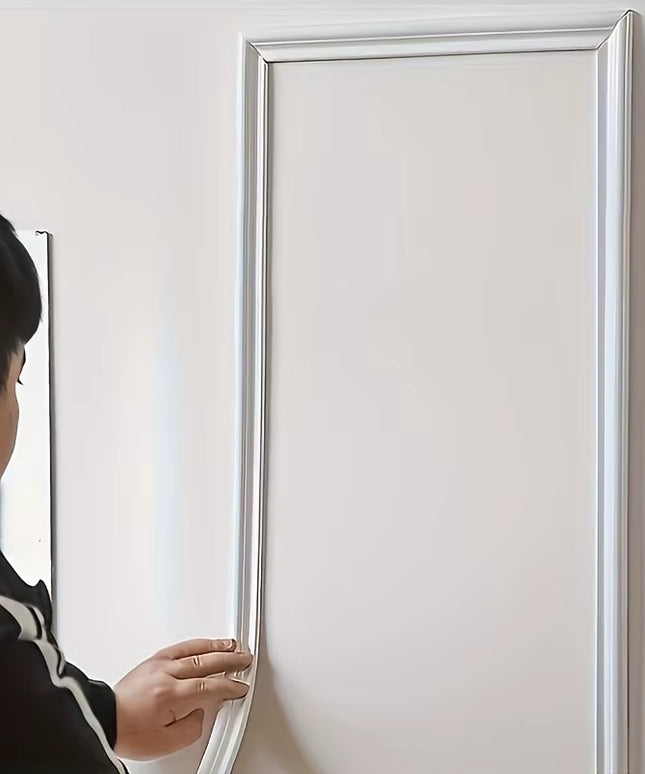 1 Roll of 3-Meter Elegant PVC Self-Adhesive Decorative Strip ,Soft and Flexible, Suitable for Walls, Floors, and Cabinet