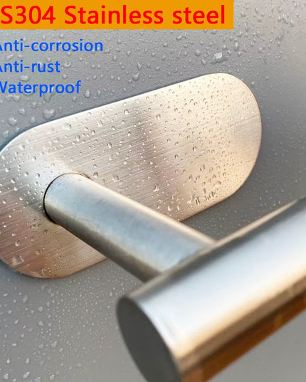 Adhesive & sturdy multi use Holder handle for Kitchen Roll & napkins / Towel holder / Toilet tissue holder -33.5cm handle