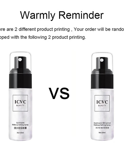 30Ml Makeup Fixer Spray Waterproof ,Sweatproof and Long Lasting Oil Control 