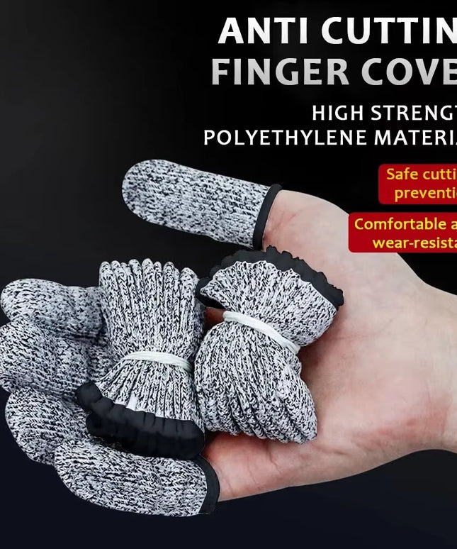 NoCuts - reusable 50 Pcs Anti-Cut Level 5 High-Strength Safety Finger Cover For kitchen safety