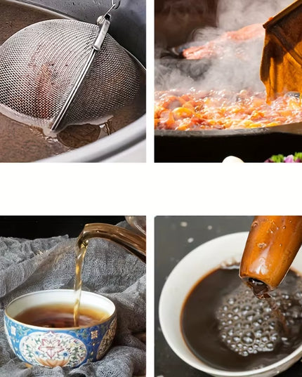 1PC Stainless Steel Flavor Filter Ball for food /  tea / soup,  with Extension Chain Hook