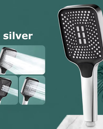 30Cm Large Size High Pressure Overhead Rain Shower Head Flow, 360° Rotation & Water Saving