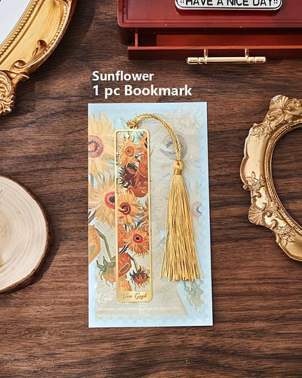 sunflower design long Metal Bookmarks 