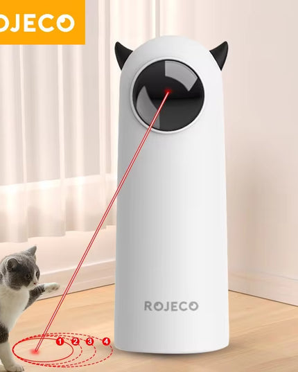 Smart Interactive LED Laser Teasing Cat Indoor Toy 