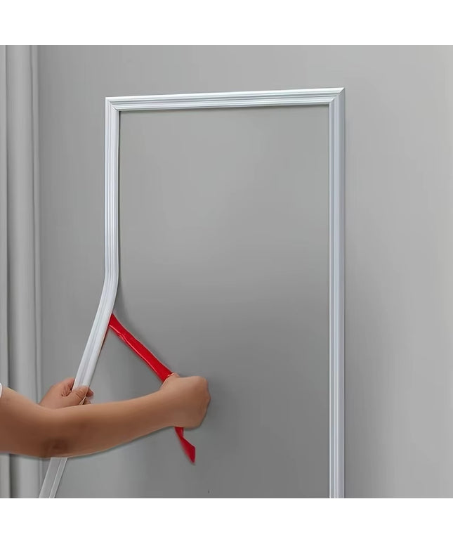 1 Roll of 3-Meter Elegant PVC Self-Adhesive Decorative Strip ,Soft and Flexible, Suitable for Walls, Floors, and Cabinet