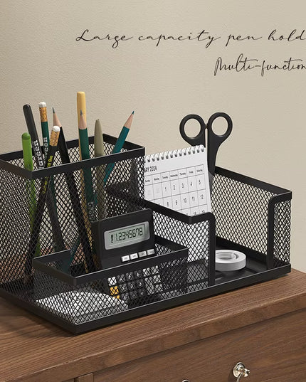 Mesh Desk Office Supplies Organizer, , Stationery storage