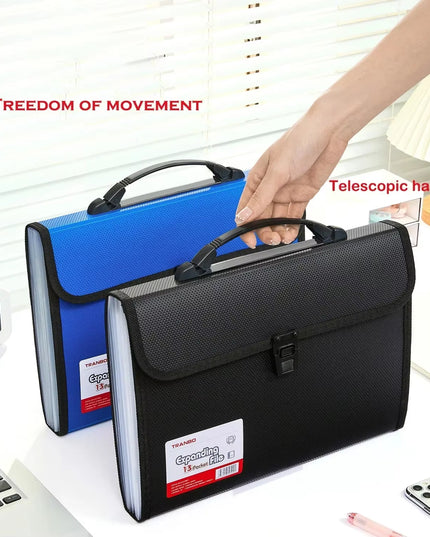 Vertical File Storage Bag / Document Folder for office