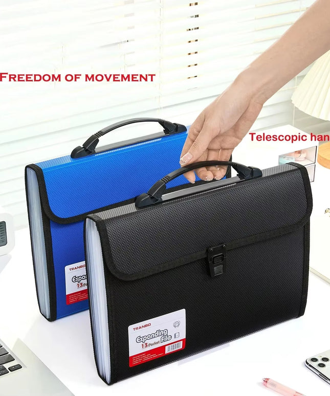 Vertical File Storage Bag / Document Folder for office