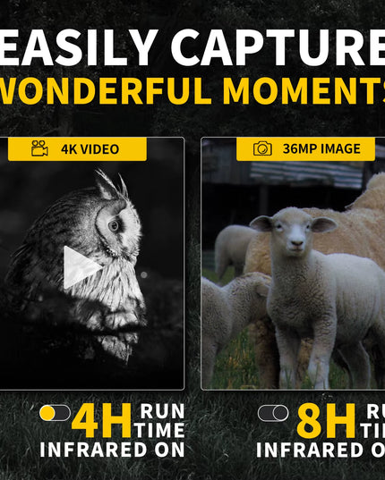 NVS-20 4K Digital High Quality Monocular Telescope With night vision, Day & Night, Use Photo Video Taking 5X Digital Zoom for Hunting and outdoors 