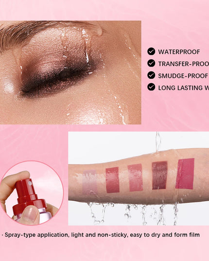 Waterproof long lasting Mattifying Setting Spray, Glossy Matte Base Makeup Control Oil, Non-Sticky Make-Up Fixer Spray for All Skin