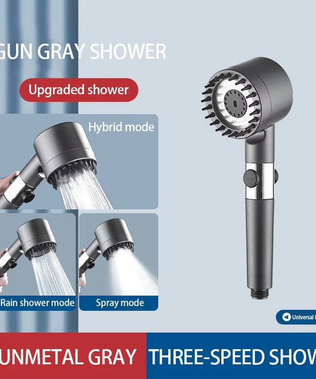 3 speed High Pressurized Filter Shower Head 