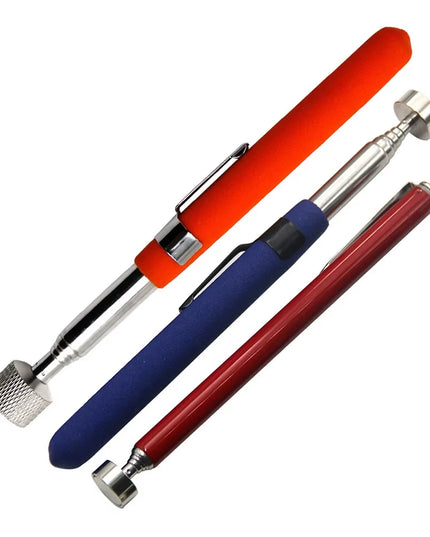 10LB /55G Magnetic Retractable Pickup Suction Iron Rod, Multifunctional Extractor Clip for Automotive Repair, electrical works