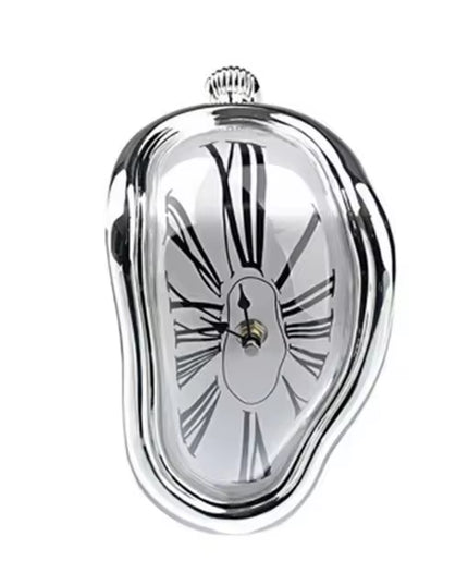 Melting Clock Art Inspired Shelf Hanging decoration
