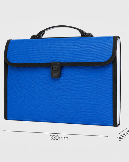 13-Pocket Expanding File Organizer Folder with Handle for A4 Documents
