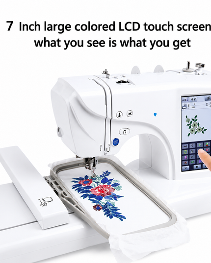 MRS600 Automatic Sewing & Embroidery Machine with 7" LCD Touchscreen