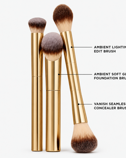 Luxury Dragon Makeup Brush Set with Storage Case – 3 Piece Collection